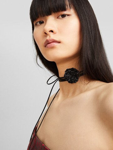 Bershka Necklace in Black