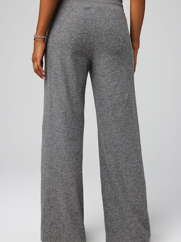 Fabletics Wide leg Sports trousers 'JERSEY WIDE LEG PANT' in Grey
