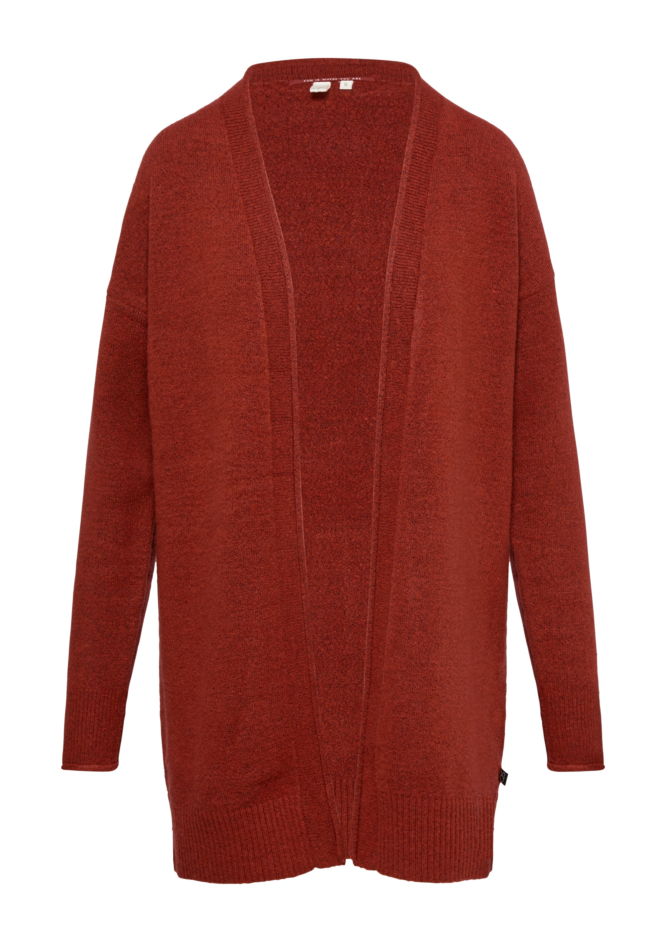 QS Strickjacke in Rot: Vorderseite
