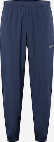 NIKE Спортивные штаны 'Form Swoosh' в Синий: спереди