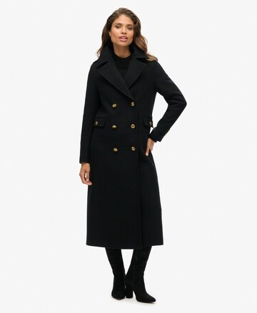 Superdry & Co Wintermantel in Zwart: voorkant