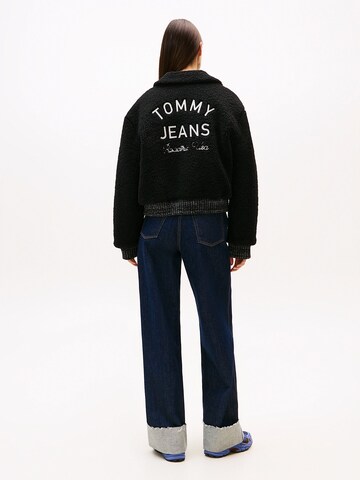 Tommy Jeans Fleece jacket in Black