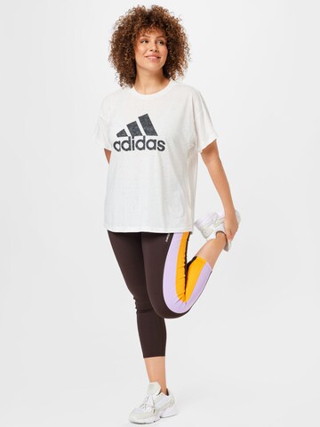 ADIDAS SPORTSWEARTehnička sportska majica 'Future Icons Winners 3.0 ' - bijela boja