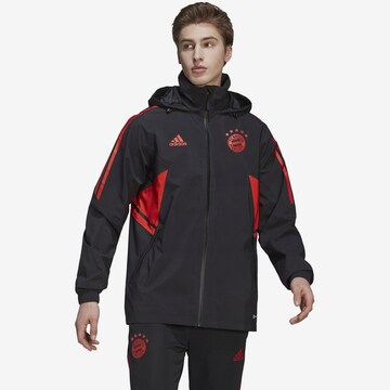 ADIDAS SPORTSWEAR Sportjacke 'FC Bayern' in Schwarz: predná strana