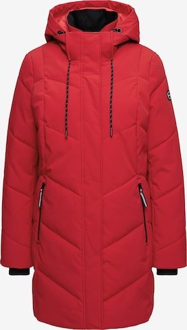 MANISA Winter Coat 'Regenjacke' in Red: front
