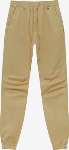 Pantalon Pull&Bear en beige : devant