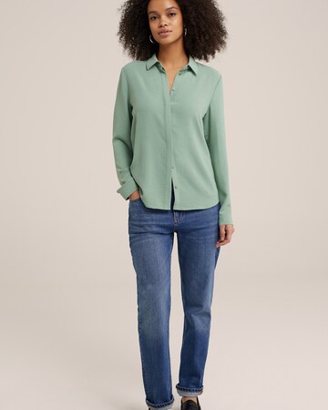 WE Fashion Bluza | zelena barva