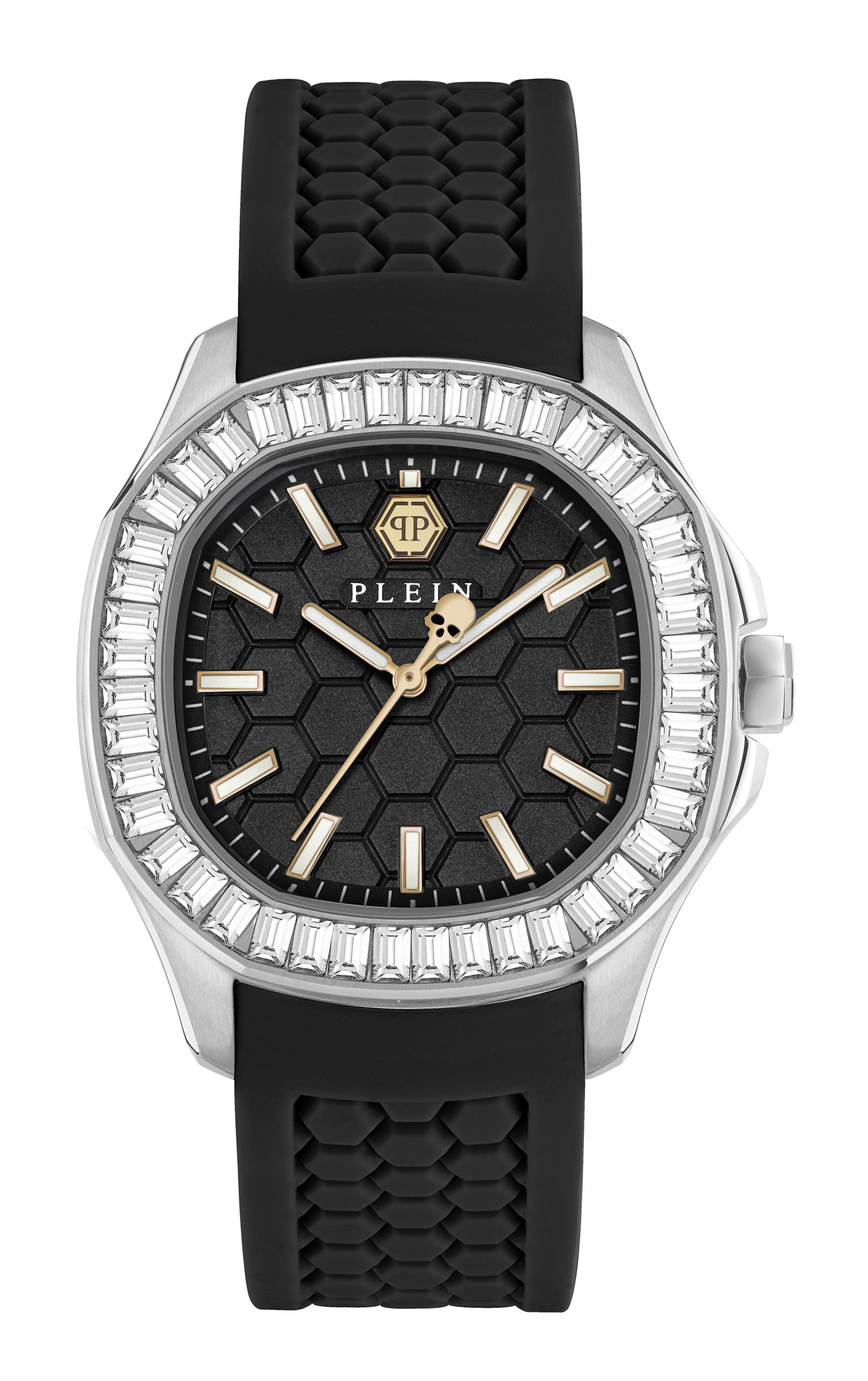 Orologio analogico di Philipp Plein Watches in nero: frontale
