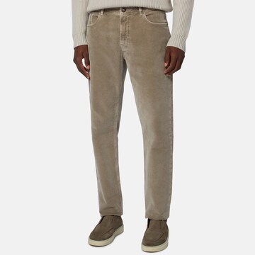 Boggi Milano Regular Jeans i beige: framsida