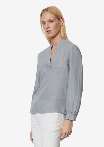 Marc O'Polo Blouse in Blauw: voorkant