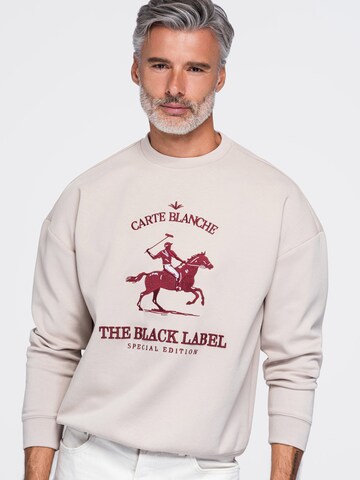 Ombre Sweatshirt i beige: framsida