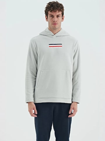 Tommy Life - Sweatshirt em cinzento: frente