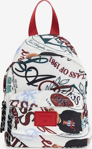 GUESS Rucksack in Weiß: Vorderseite