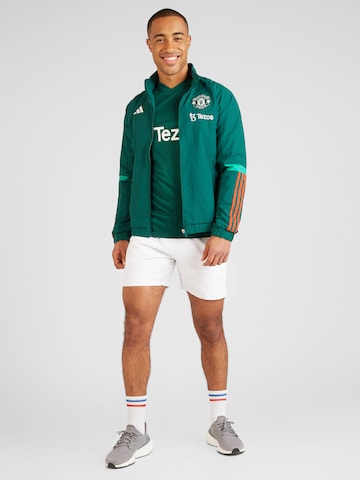 ADIDAS PERFORMANCE Športna jakna 'MUFC PRE' | zelena barva