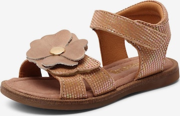 BISGAARD Sandals 'Barbara' in Brown: front