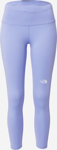 Skinny Pantalon de sport THE NORTH FACE en violet : devant