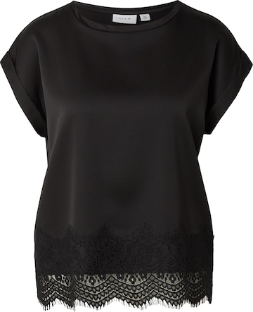 VILA - Blusa 'VIELLETTE' en negro: frente