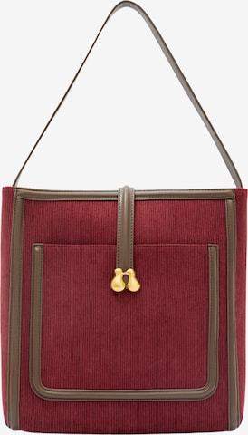 NALì Schultertasche 'REBECCA' in Rot: Vorderseite