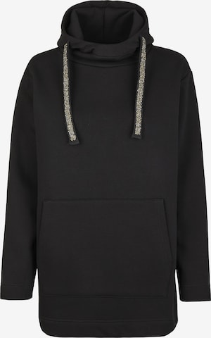 Vestino Sweatshirt in Black: front