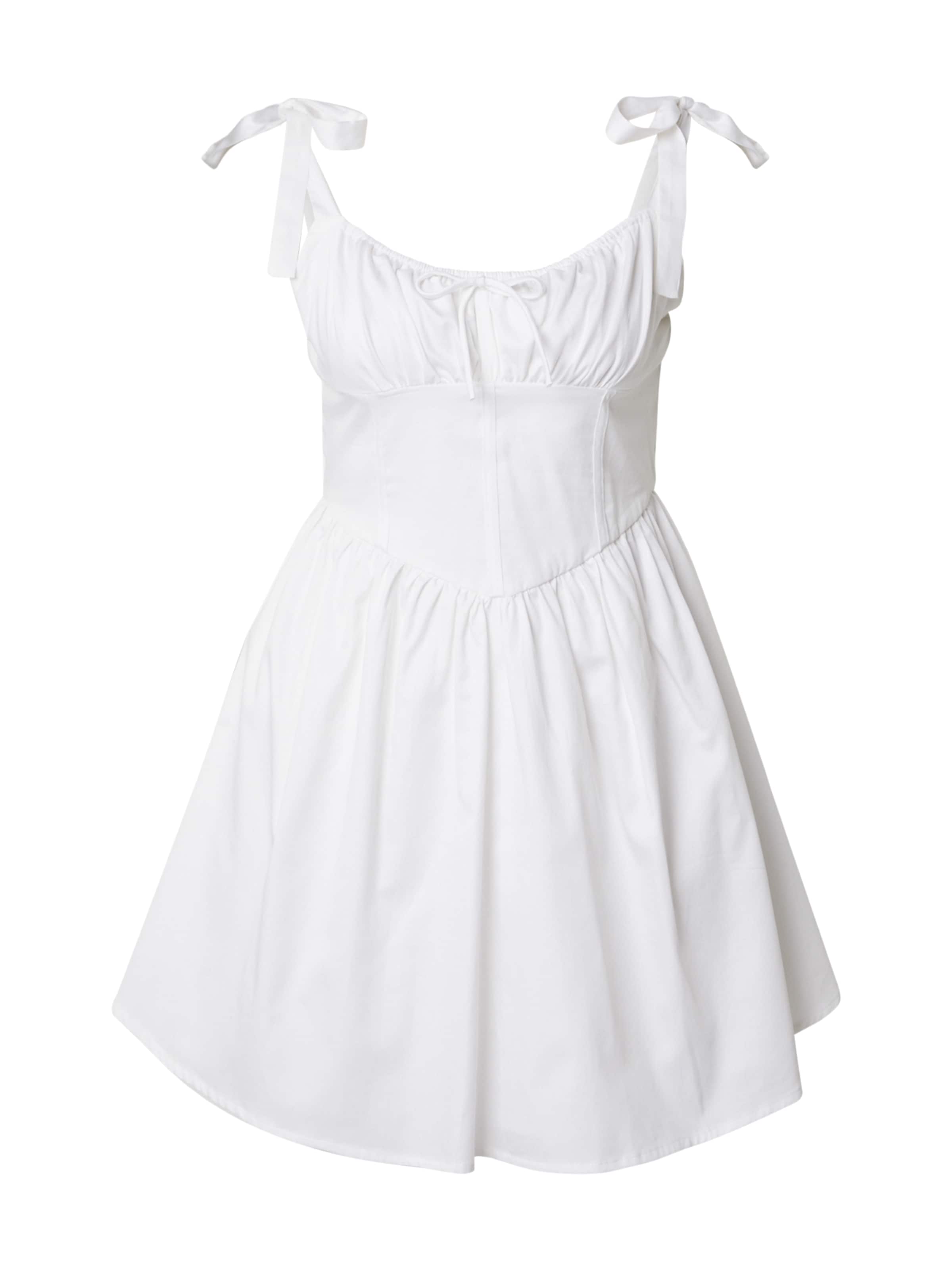 ABOUT YOU Suvekleit 'Ruby', värv valge: eest vaates