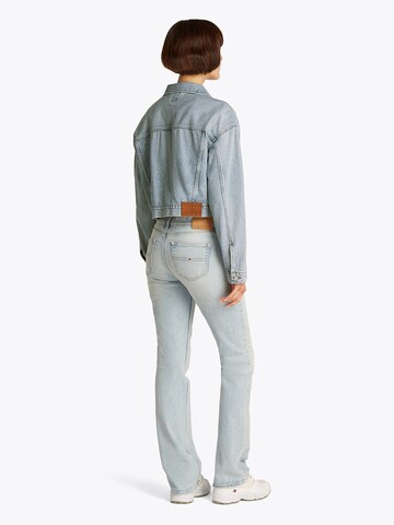 Tommy Jeans Φθινοπωρινό και ανοιξιάτικο μπουφάν σε μπλε