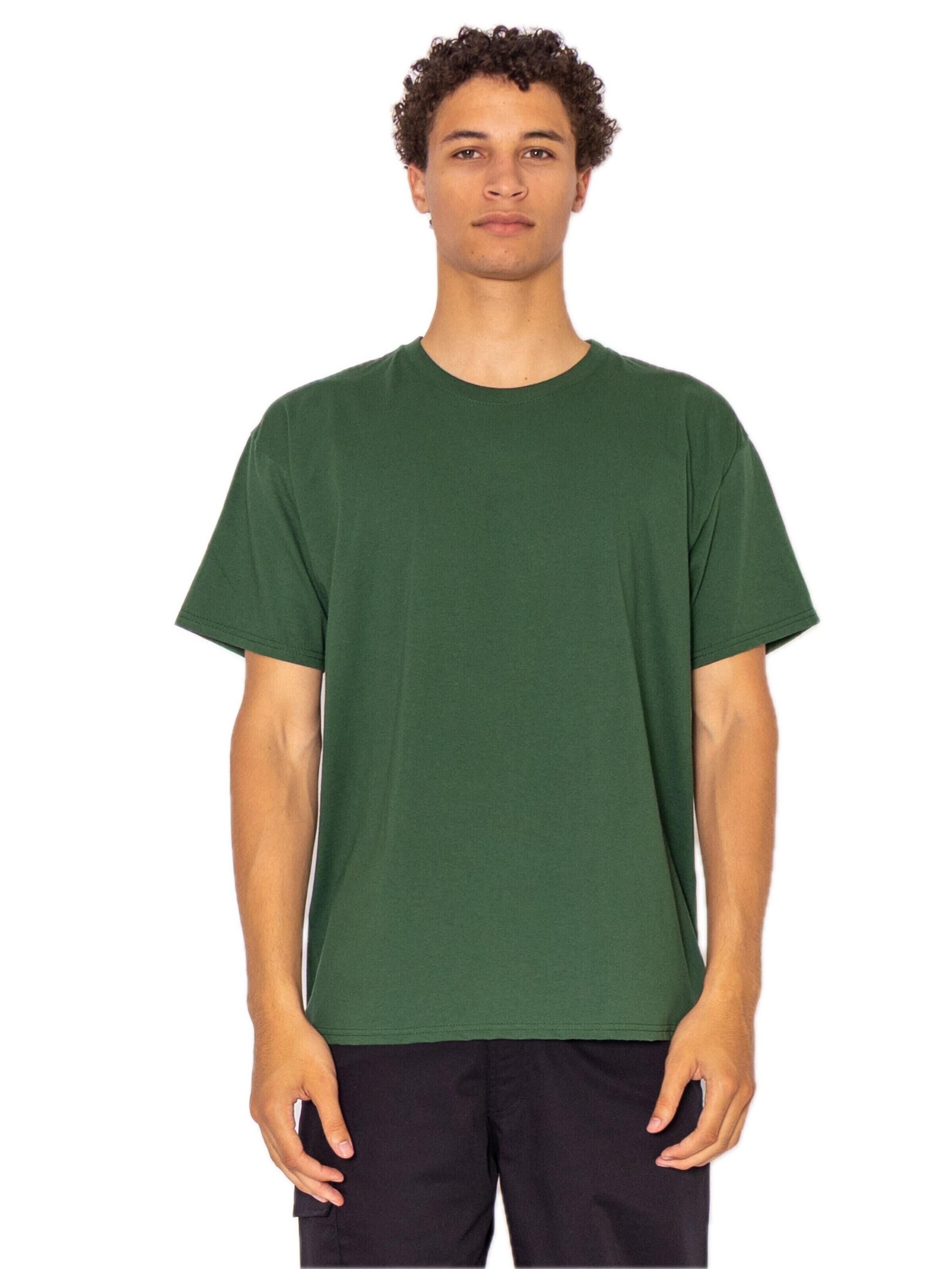 FRUIT OF THE LOOM Bluser & t-shirts 'T-shirt 3-pack' i grøn