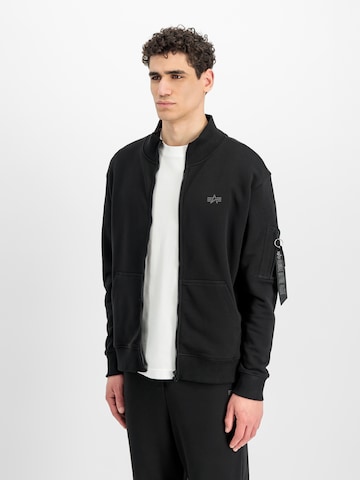 ALPHA INDUSTRIES Between-Season Jacket in Black: front