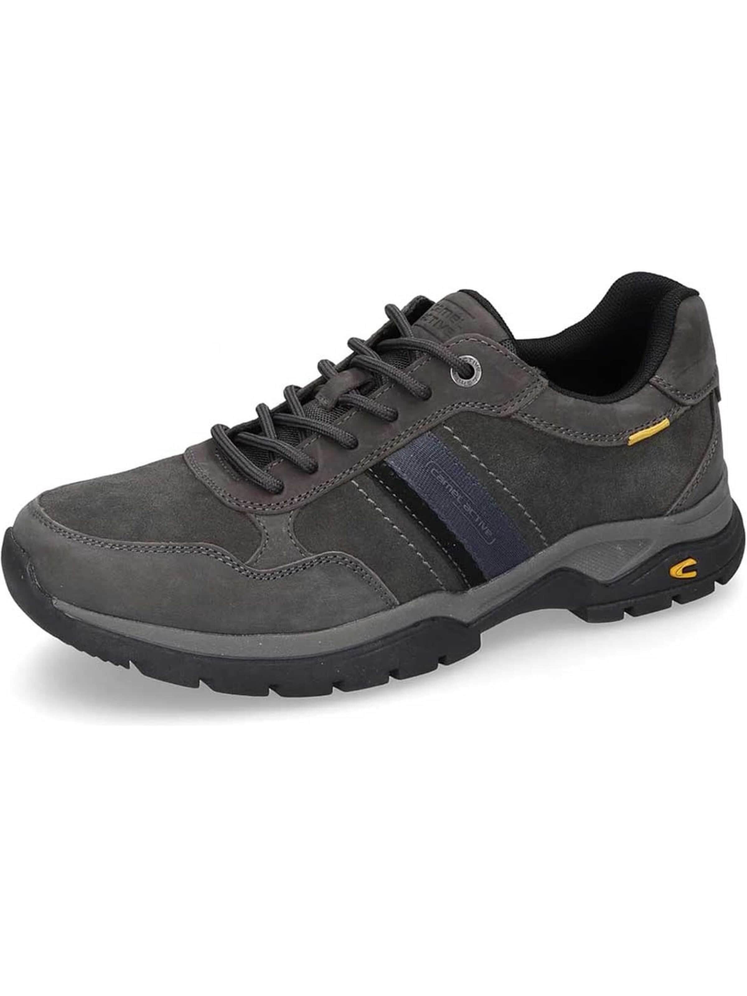 CAMEL ACTIVE Sneaker low 'Camel Active Sneaker - Asphalt / Blau Textil'‌‌‌‌‌‌ in Grau: Vorderseite