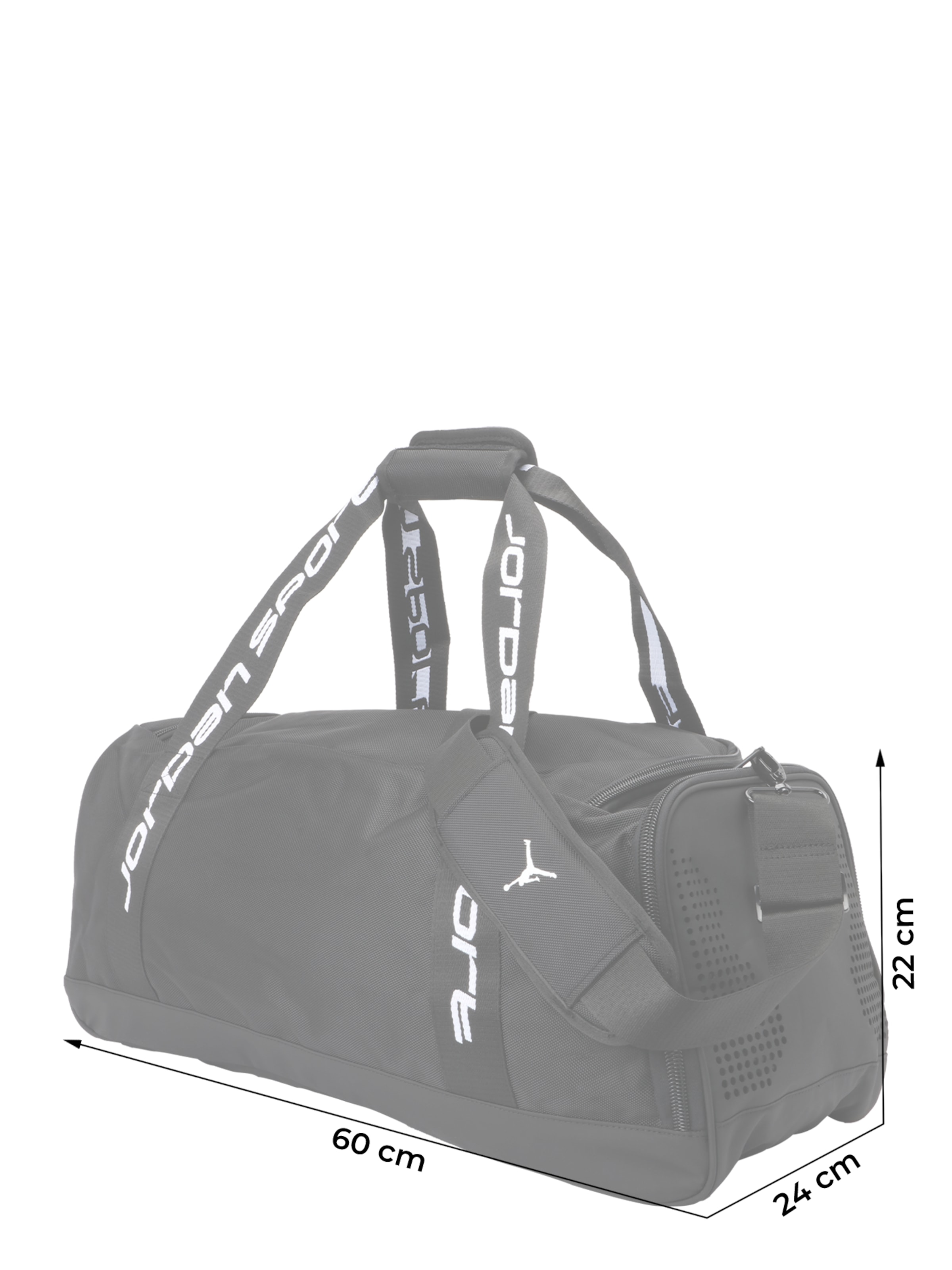 melns Jordan Ceļojumu soma 'JAM'