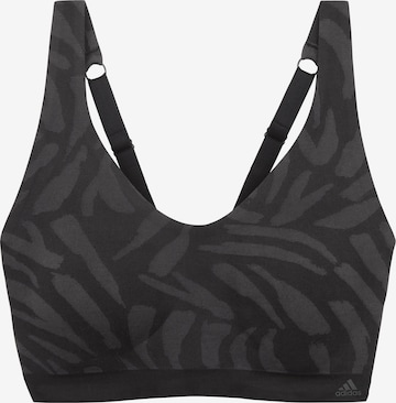 ADIDAS SPORTSWEAR - Bustier Sujetador deportivo ' NAKED 2PLY BRA ' en negro: frente