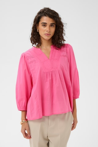 Kaffe - Blusa 'Karli' en rosa: frente