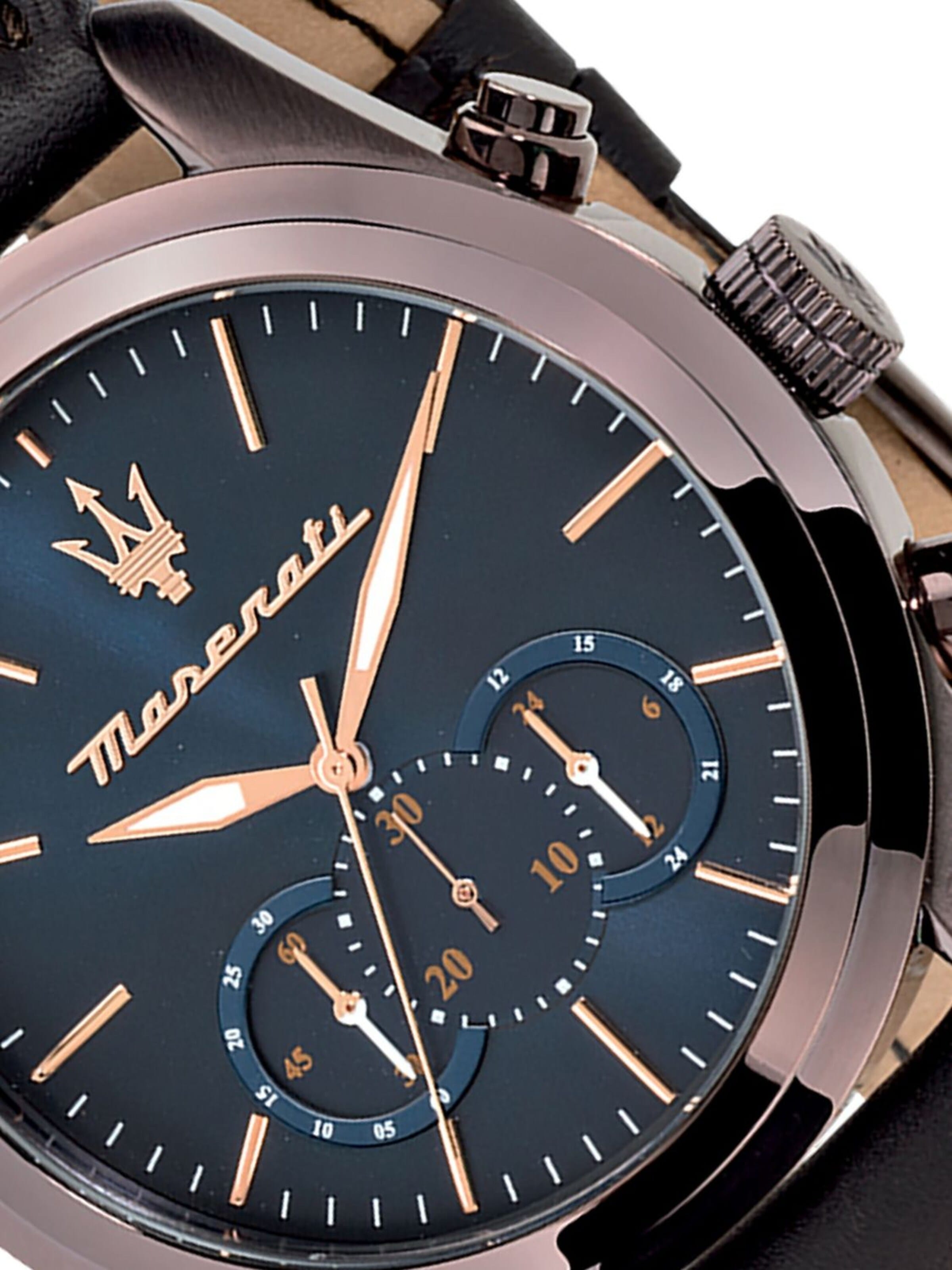 Maserati - Reloj analógico en marrón