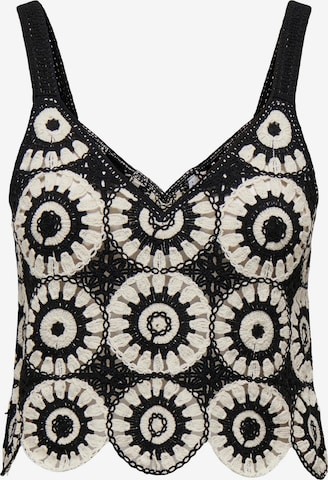 Tops en tricot 'YVONNE' ONLY en noir : devant