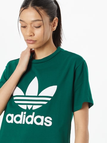 Tricou 'Adicolor Classics Trefoil' de la ADIDAS ORIGINALS pe verde