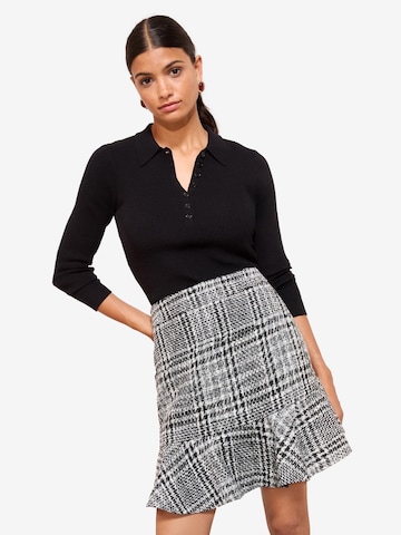 Friends Like These Skirt 'Boucle Flippy' in Black: front
