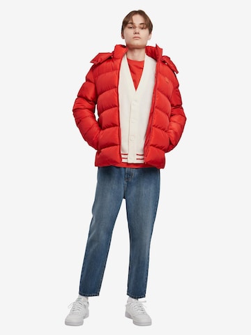 Urban Classics Winter jacket in Red