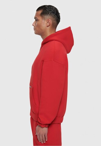 Dropsize Sweatvest 'Bazix Republiq' in Rood