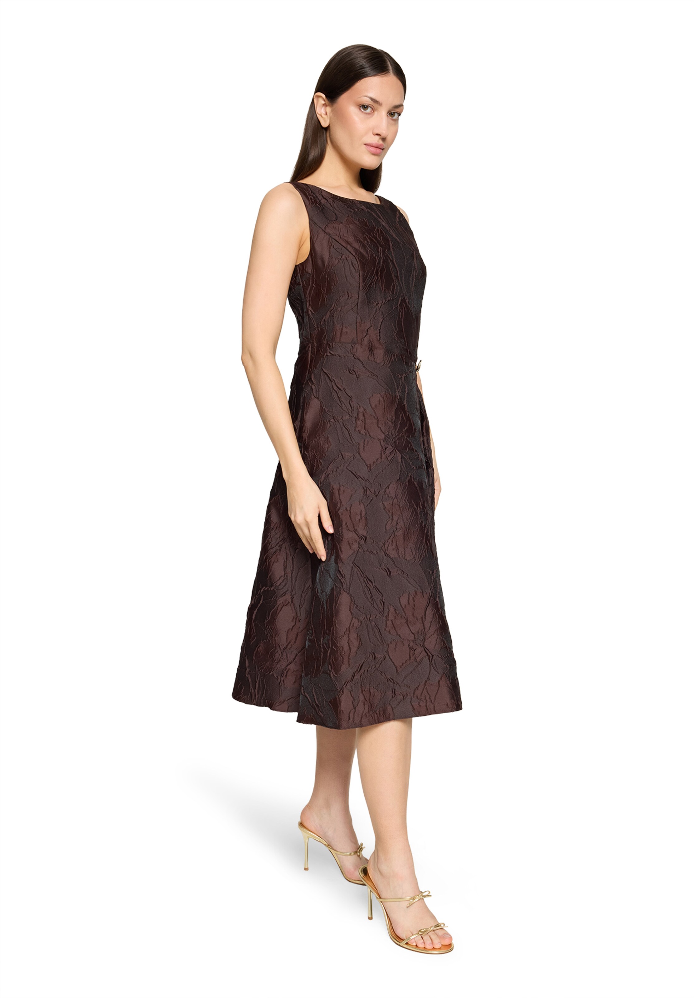 Vera Mont Cocktail Dress in Brown