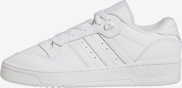 ADIDAS ORIGINALS - Sapatilhas baixas 'Rivalry' em branco: frente