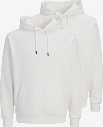 JACK & JONES Sweatshirt 'Bradley' in White: front
