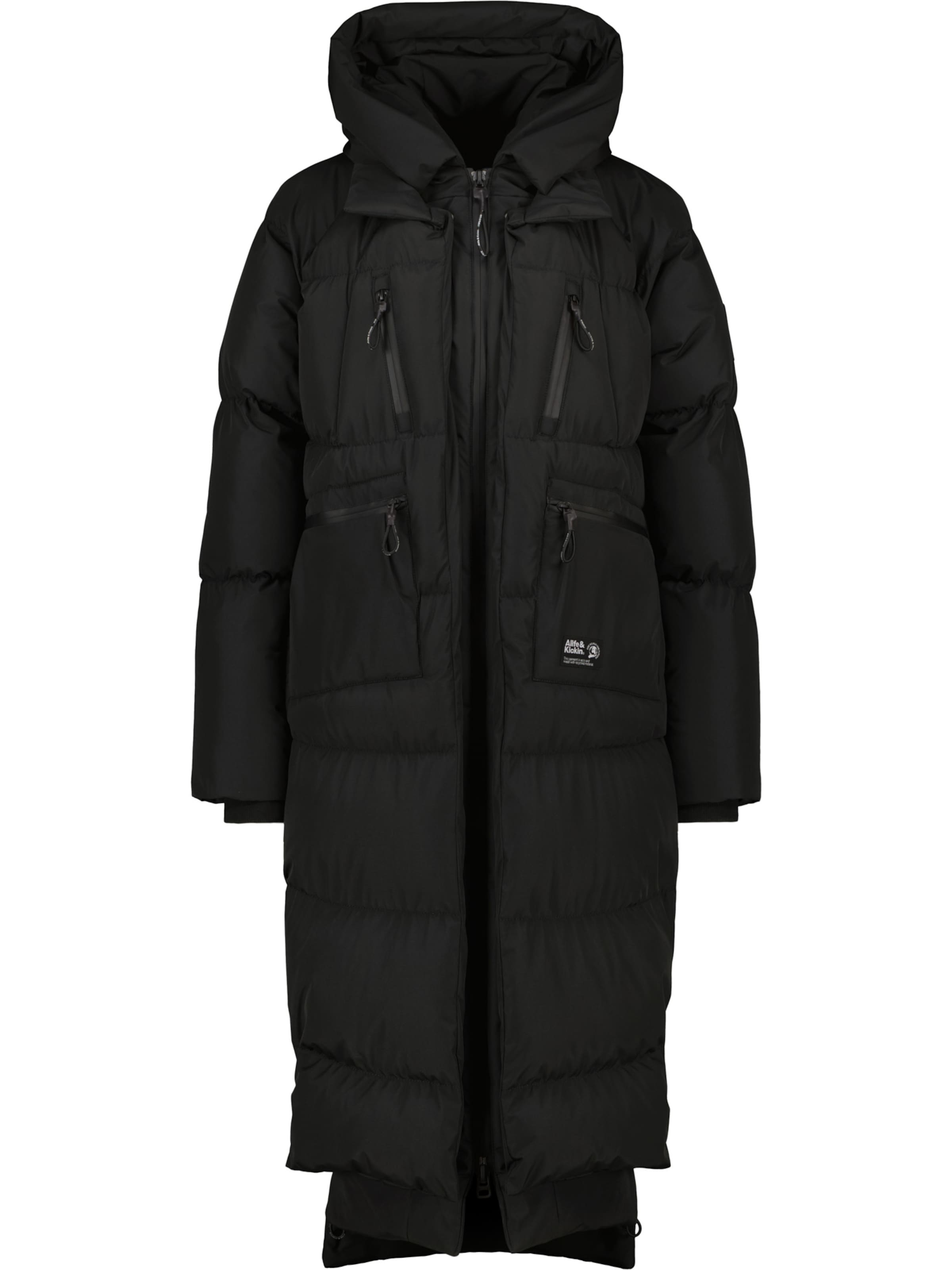 alife &amp; kickin Winter Coat &#x27;RihannaAK&#x27; in Black: front