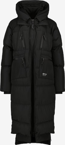 Alife and KickinZimski kaput 'RihannaAK' - crna boja: prednji dio