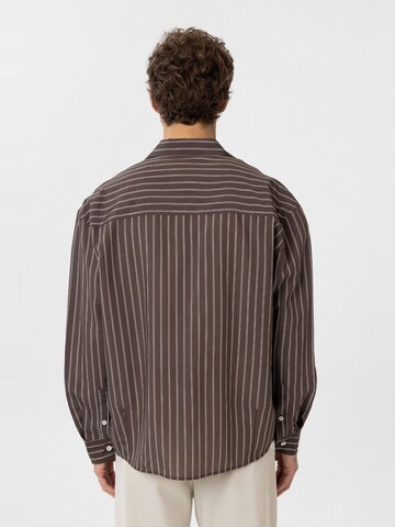 Antioch Regular fit Button Up Shirt 'Ruby' in Brown