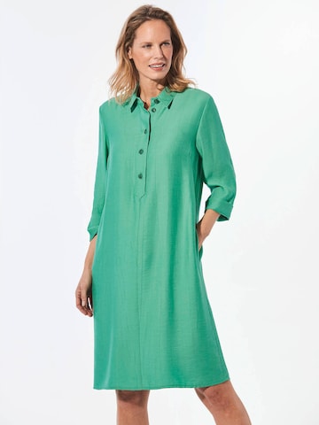 Goldner Blusenkleid in Grün