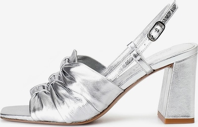 CAFè NOIR Sandalen in silber, Produktansicht