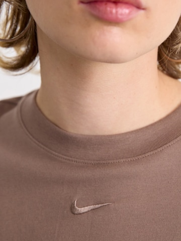 Nike Sportswear Šaty 'ESSNTL' - Hnedá