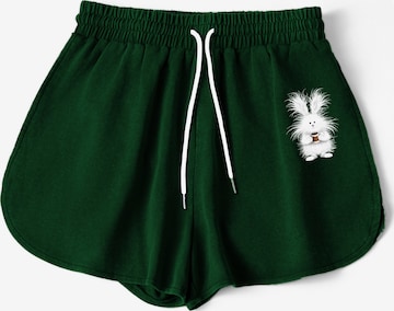 Pantalon GORHEY en vert : devant