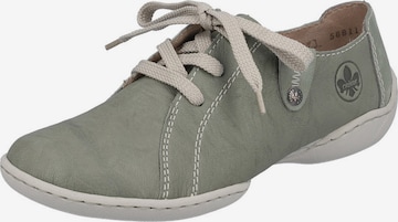 RiekerSportske cipele na vezanje - zelena boja: prednji dio