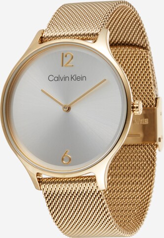 auksinė Calvin Klein Analoginis (įprasto dizaino) laikrodis: priekis