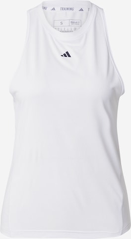 Top sportivo 'Designed for Training' di ADIDAS PERFORMANCE in bianco: frontale